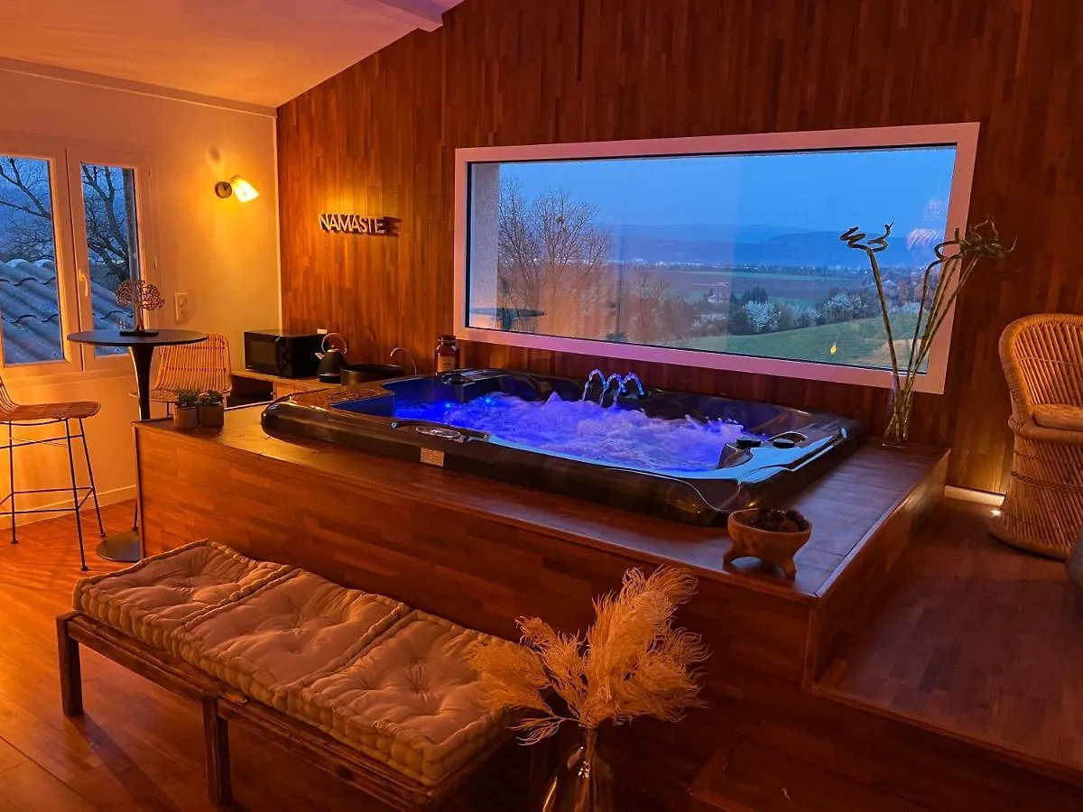 Bed & Breakfast La Belle Marcelle - Chambre D Hotes Avec Jacuzzi Beauvallon  France